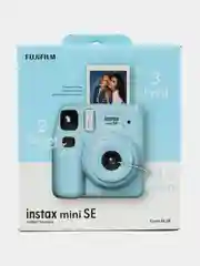Голубой фотоаппарат моментальной печати Fujifilm Instax Mini SE