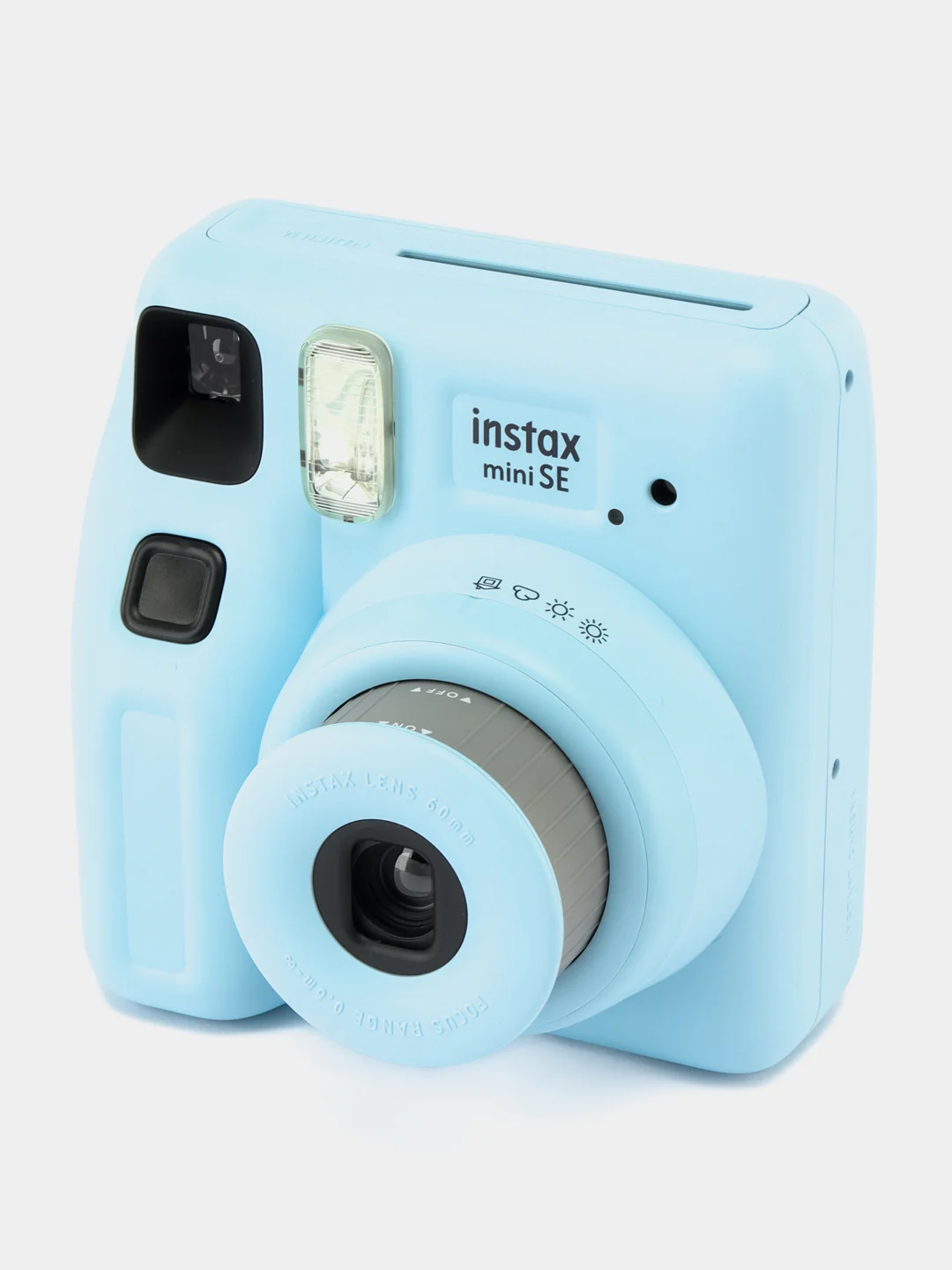 Голубой фотоаппарат моментальной печати Fujifilm Instax Mini SE