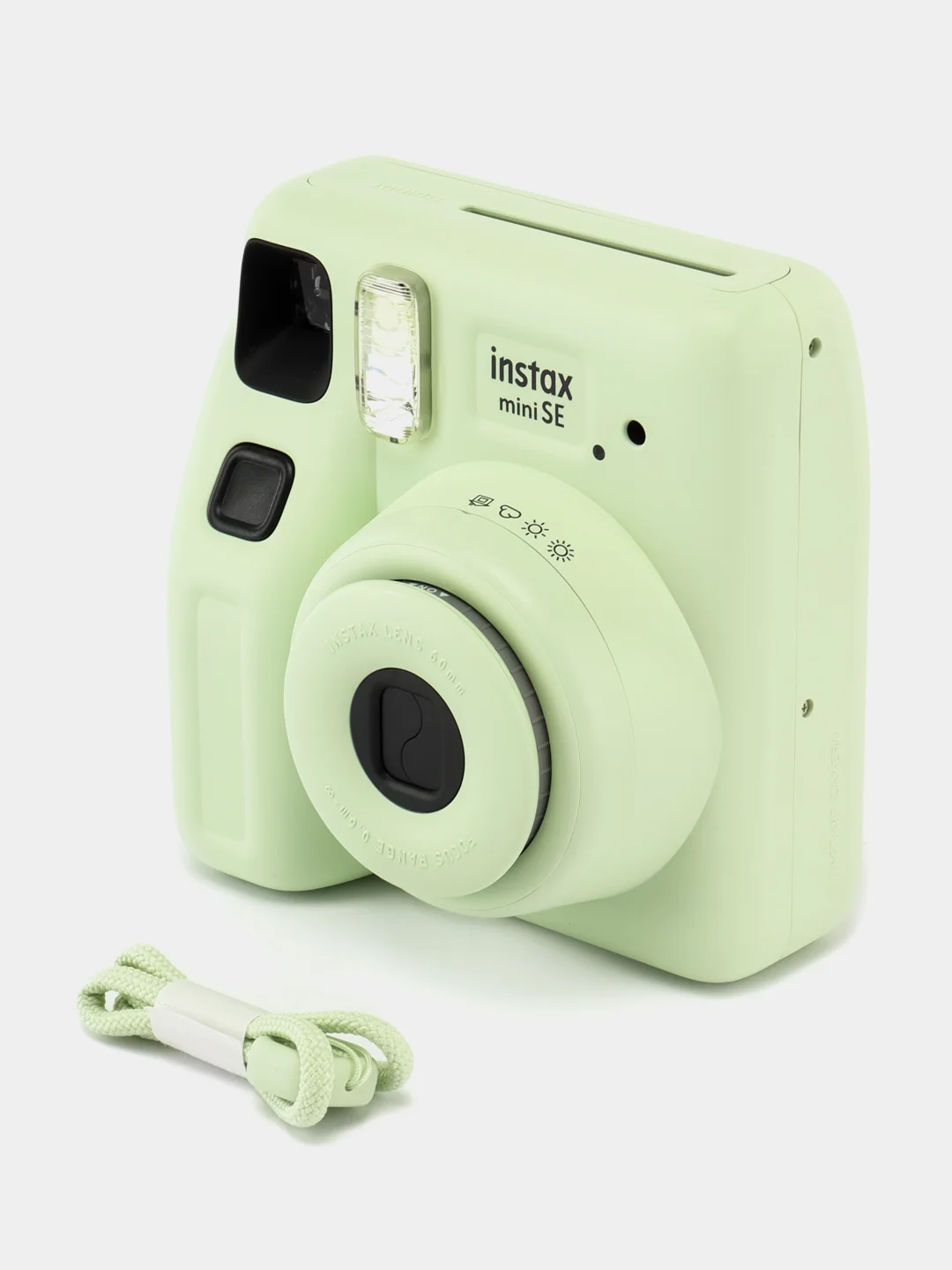Зеленый фотоаппарат моментальной печати Fujifilm Instax Mini SE