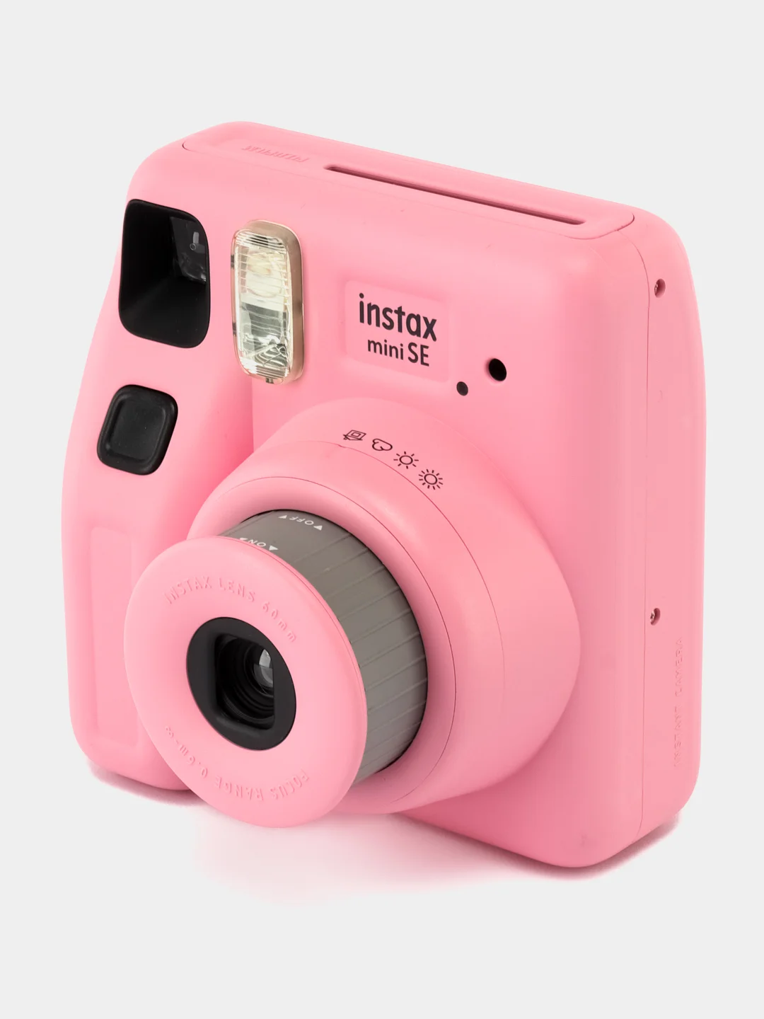 Розовый фотоаппарат моментальной печати Fujifilm Instax Mini SE