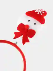 Черный ободок новогодний светящися