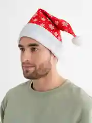 Коралловый новогодний колпак, шапка Деда Мороза с помпоном, карнавальная шапка