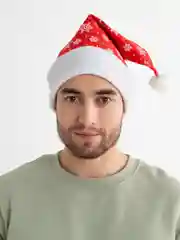Коралловый новогодний колпак, шапка Деда Мороза с помпоном, карнавальная шапка