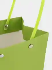 Лайм подарочный пакет для цветов/ Корзинка для цветов/ Ваза для цветов складная/ Сумка