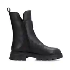 Черный ботинки зимние женские Rieker из натуральной кожи