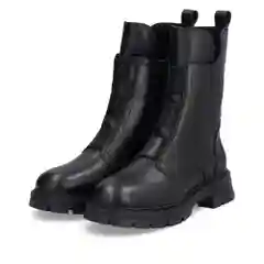 Черный ботинки зимние женские Rieker из натуральной кожи