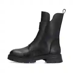 Черный ботинки зимние женские Rieker из натуральной кожи