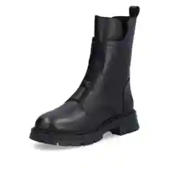 Черный ботинки зимние женские Rieker из натуральной кожи
