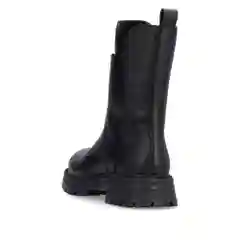 Черный ботинки зимние женские Rieker из натуральной кожи