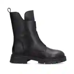 Черный ботинки зимние женские Rieker из натуральной кожи