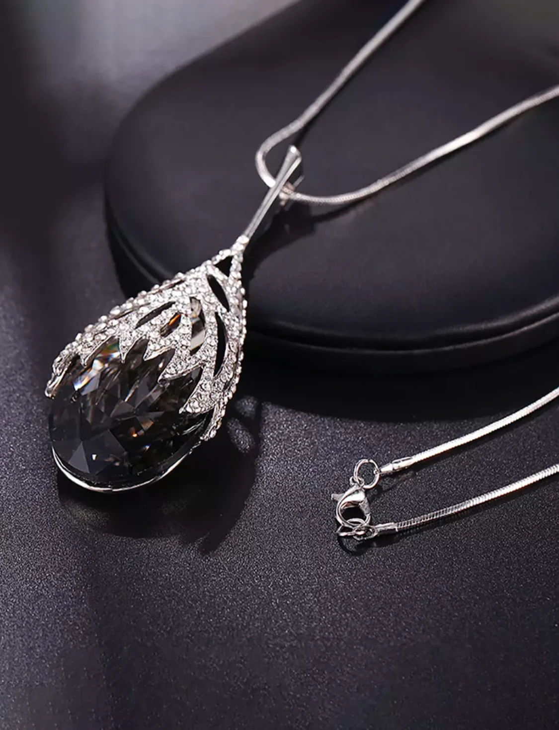 Серебряный подвеска капля