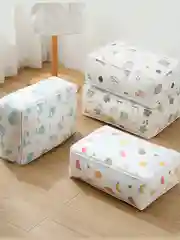 Кофр органайзер для хранения вещей, одежды и постельного белья, на молнии