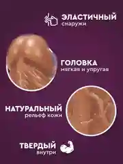 Вибратор с пультом реалистичный женский, 21 см