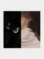 Серебряный серьги женские бижутерия
