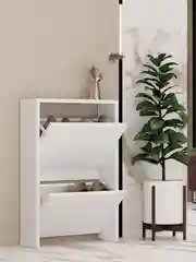 Обувница в прихожую, белый
