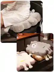 Подушка игрушка сидушка на стул мягкая котик Hug Cat Petal