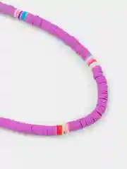 Фиолетовый бусы-чокер в стиле Бохо (Boho) из каучука, унисекс, 10 цветов