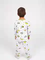 Зелёный хаки пижама детская, утеплённая