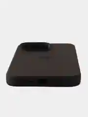 Тёмно-коричневый чехол Silicone Case для iPhone 14, 14 Pro, 14 Plus, 14 Pro Max, с закрытым низом
