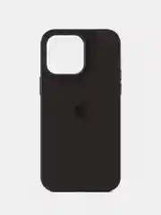 Тёмно-коричневый чехол Silicone Case для iPhone 14, 14 Pro, 14 Plus, 14 Pro Max, с закрытым низом
