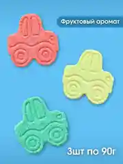Темно-синий подарочный набор для детей Happiki 270г Бомбочки для ванны детские подарок на новый год