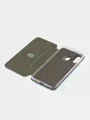 Синий чехол-книжка для Samsung Galaxy A 40 (Самсунг А 40), экокожа