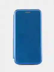 Синий чехол-книжка для Samsung Galaxy A 40 (Самсунг А 40), экокожа