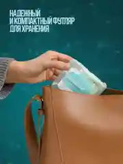 Флоссер для зубов Dent & Dont, зубная нить с держателем, 100 шт