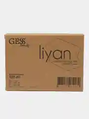 Скребок гуаша из натурального агата GESS Liyan, массажер косметический