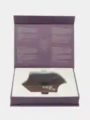 Скребок гуаша из натурального агата GESS Liyan, массажер косметический