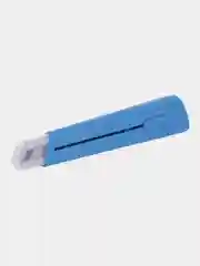 Нож канцелярский 18 мм BRAUBERG "Delta", автофиксатор, цвет корпуса голубой, блистер