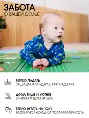 Детский коврик для ползания складной игровой Parklon Portable На пикник, 200*140см