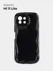 Черный чехол для Xiaomi Mi 11 Lite (Сяоми Ми 11 Лайт), противоударный