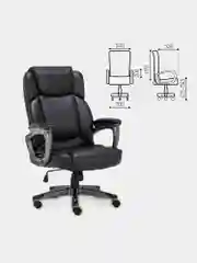 Кресло офисное BRABIX PREMIUM Favorite EX-577, пружинный блок, рециклир. кожа, 531934