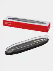Ручка подарочная перьевая BRAUBERG Brioso, СИНЯЯ, корпус черный с золотистыми деталями