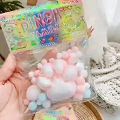 Белый игрушки антистресс сквиш лапка