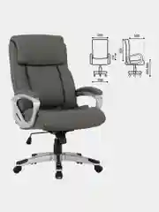 Кресло офисное BRABIX PREMIUM Level EX-527, пружинный блок, рециклированная кожа, 531937