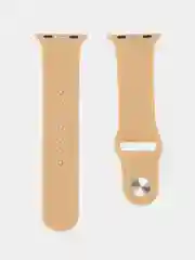 Бежевый силиконовый ремешок для Apple Watch 42/44