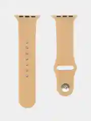 Бежевый силиконовый ремешок для Apple Watch 42/44