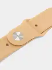 Бежевый силиконовый ремешок для Apple Watch 42/44
