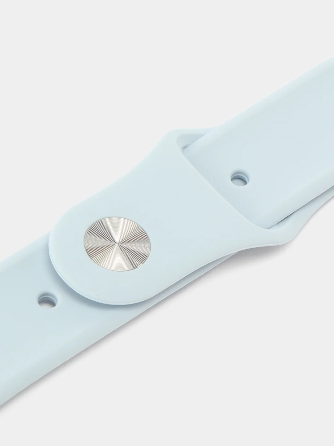 Небесно-голубой силиконовый ремешок для Apple Watch 42/44
