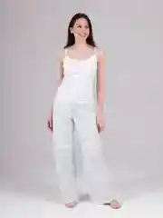 Белый майка женская на тонких бретельках