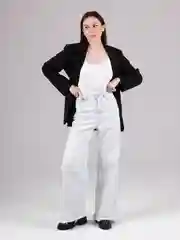 Белый майка женская на тонких бретельках