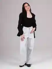 Черный майка женская на широких лямках