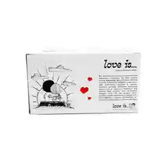 Кружки Love is в подарочной упаковке 330 мл Вкусовые пристрастия, 2 шт, фарфор