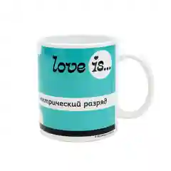 Кружки Love is в подарочной упаковке 330 мл, Вдохновение любви, 2 шт, фарфор