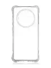 Прозрачный чехол для Oppo Reno 12F противоударный силиконовый ROSCO прозрачный с усиленными углами