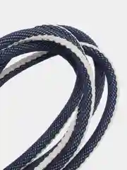 Синий джинсовый дата-кабель Type-C - USB, 1м, 2.4А