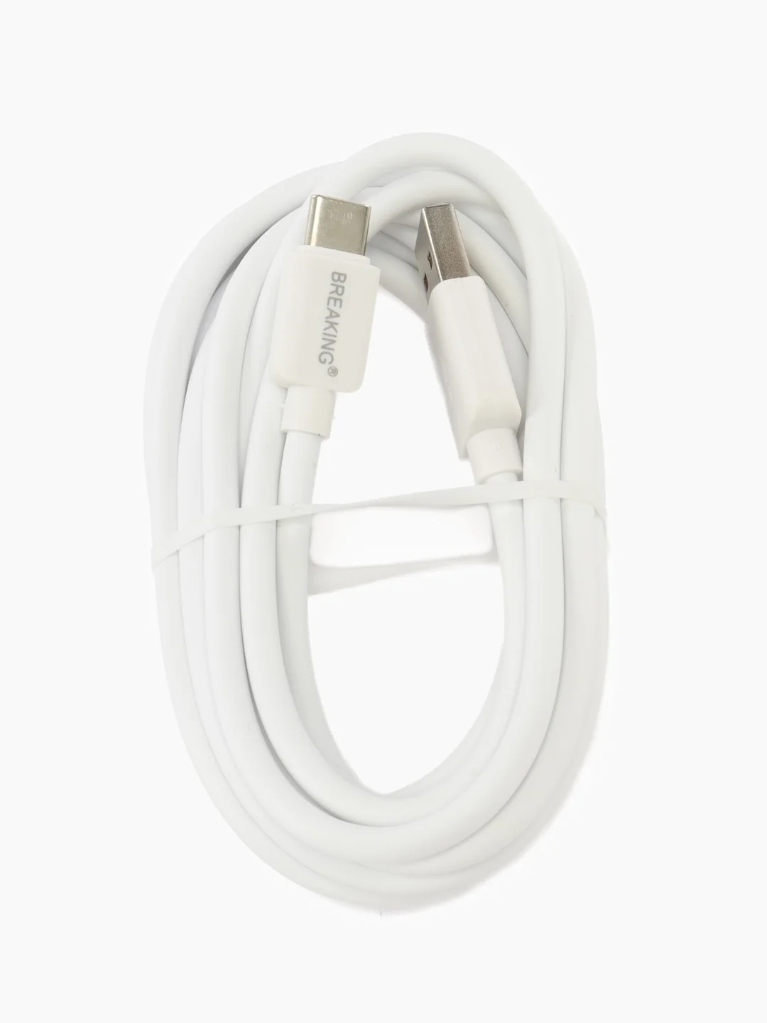 Белый классический дата-кабель Type-C - USB, 2 метра, 2.4А