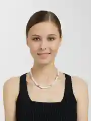 Белый бусы-чокер в стиле Бохо (Boho) из каучука, унисекс, 10 цветов